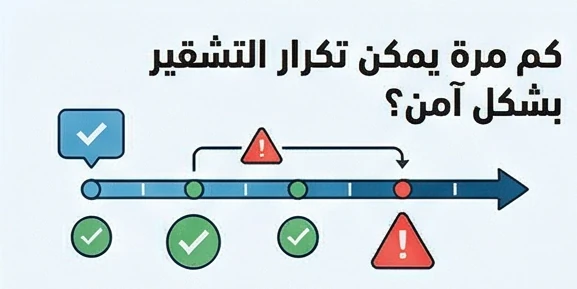 متى تحتاج إلى إعادة جلسة التشقير؟